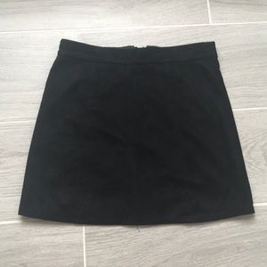 Forever 21 black suede mini skirt
